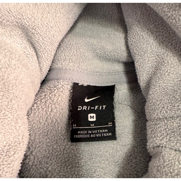Nike Therma Women's‎ Tunic Training Fleece Top Pullover Gray Long Sleeve Medium - Picture 3 of 8